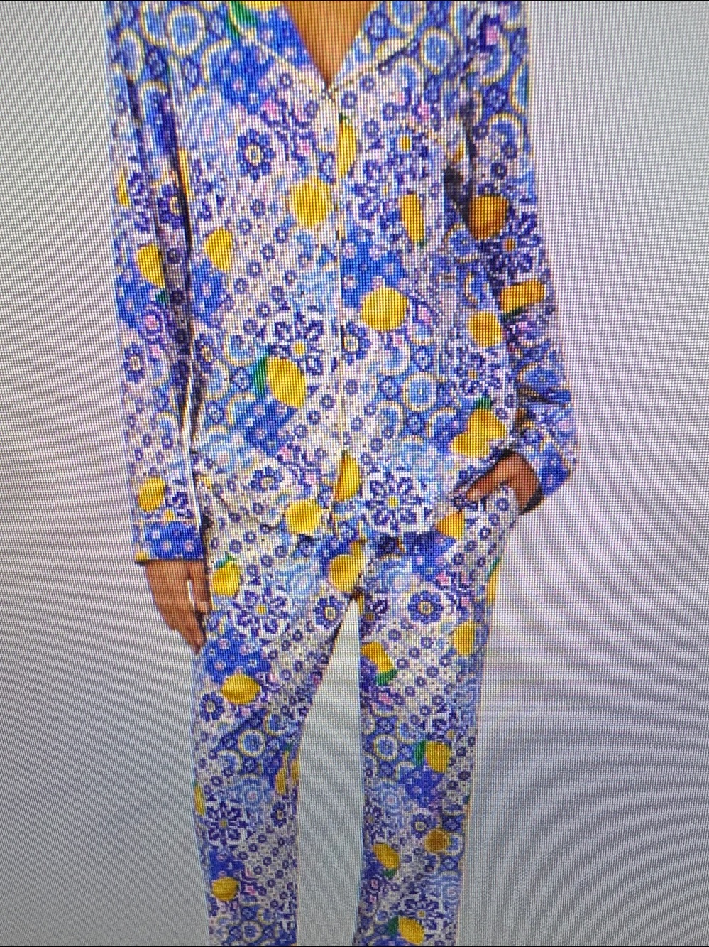 BedHead Blue and Yellow Majolica PJ’s